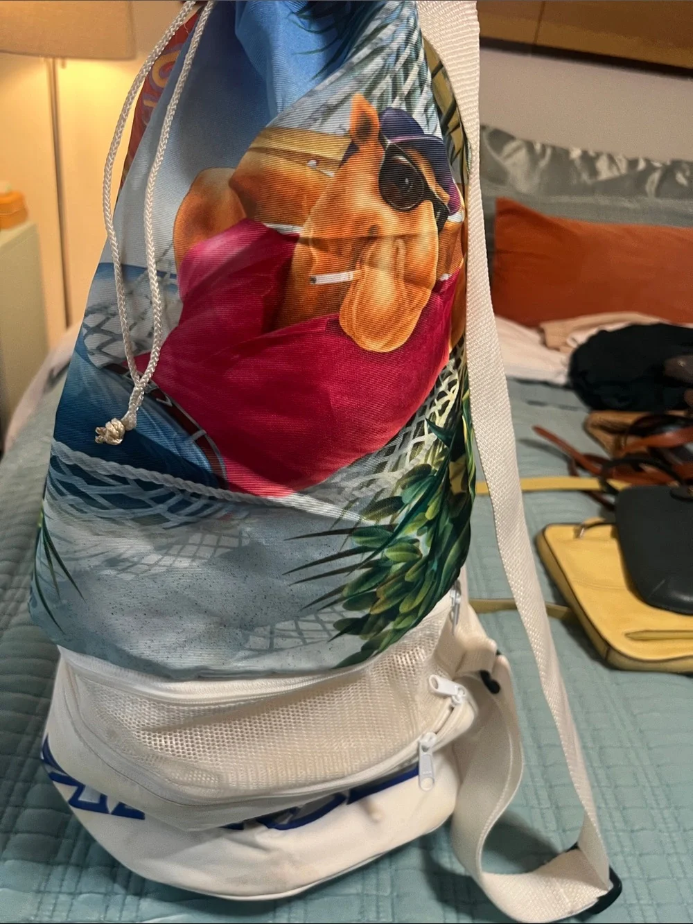 Joe camel duffel bag with cooler. Collector item.